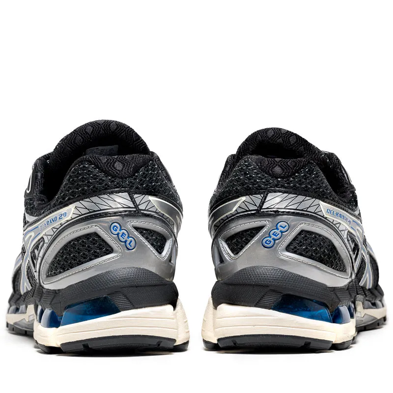 Asics Gel-Kayano 20 - Black/Pure Silver Asics classic sport shoe designs