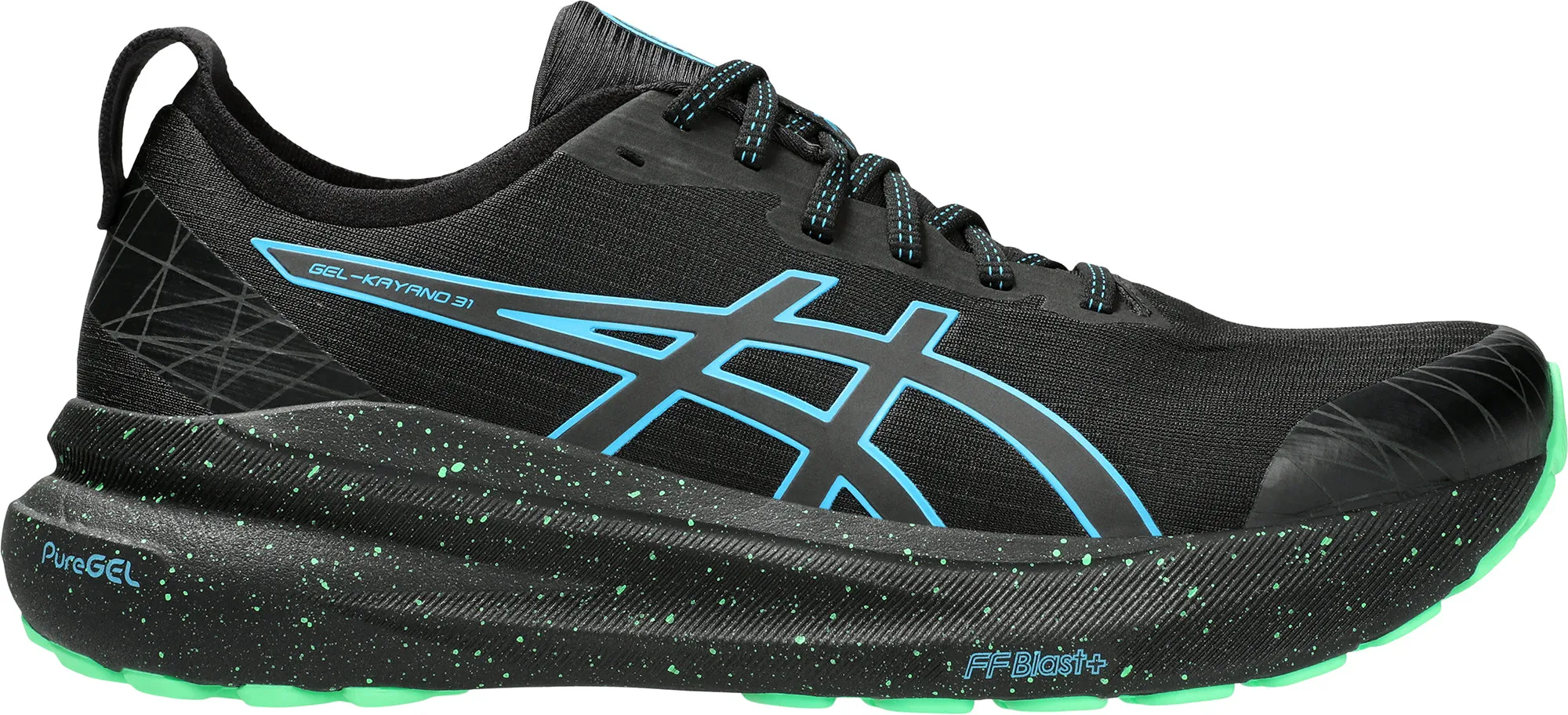 Asics Gel Kayano 31 Lite-Show Mens Running Shoes - Black Asics Gel Kayano style