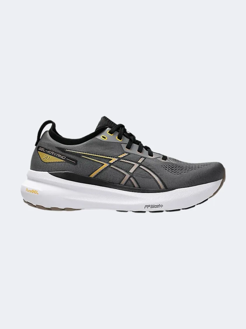 Asics Gel Kayano 31 Men Running Shoes Carbon/Taupe Grey Essential mens casual shoes for comfort