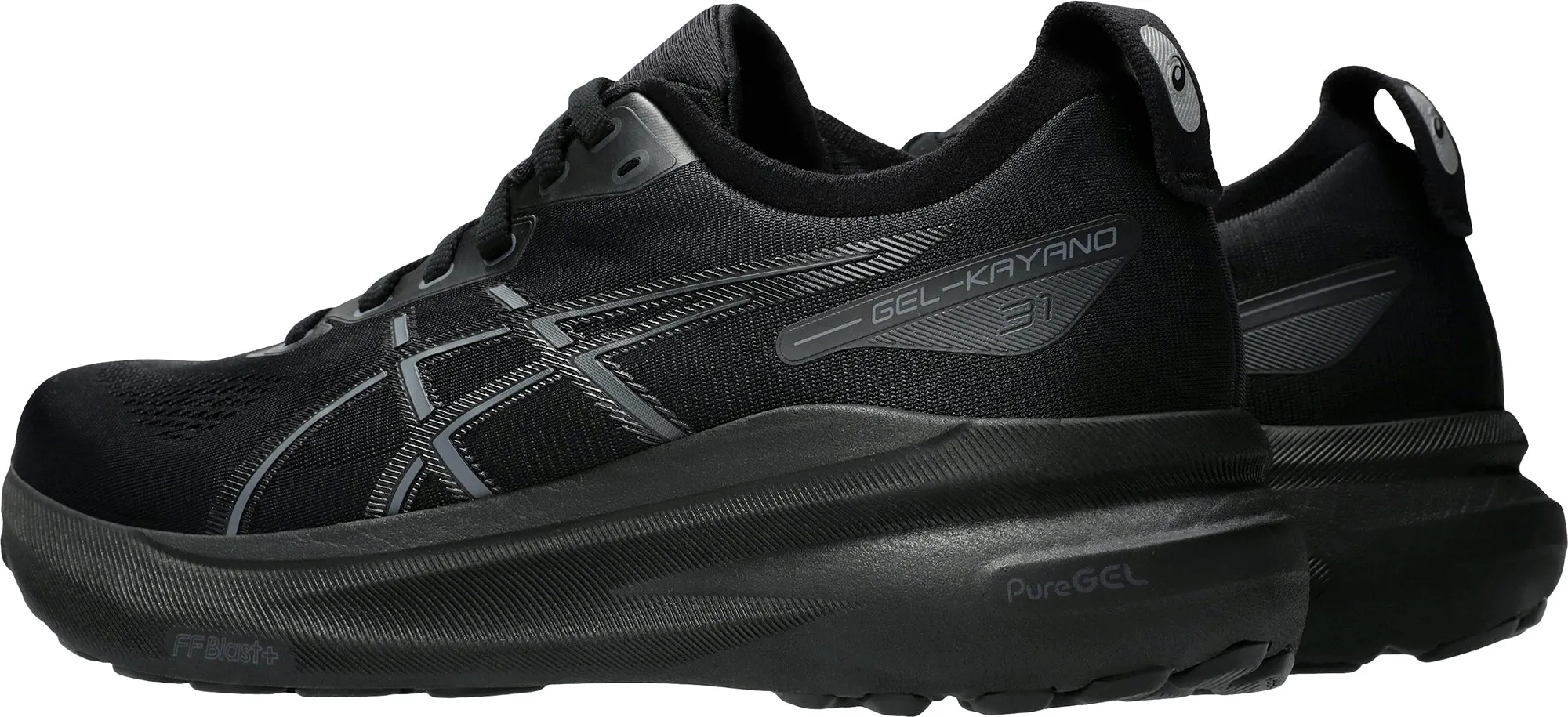 Asics Gel Kayano 31 Mens Running Shoes - Black High Stability Trainers