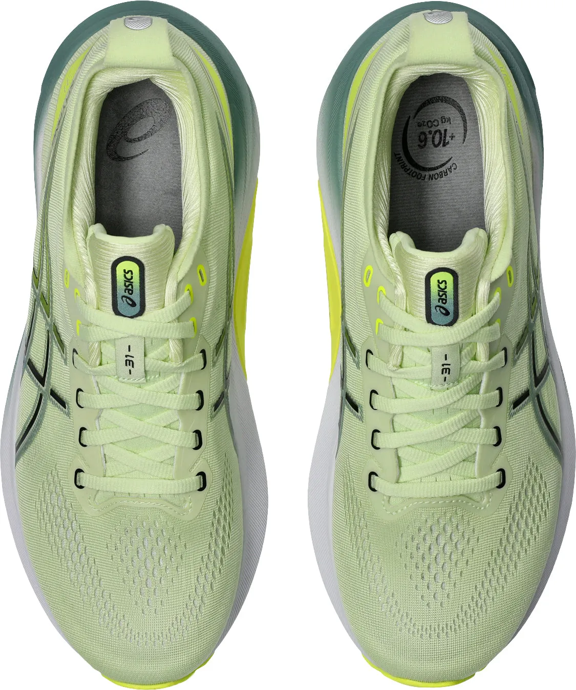 Asics Gel Kayano 31 Mens Running Shoes - Green High Stability Trainers
