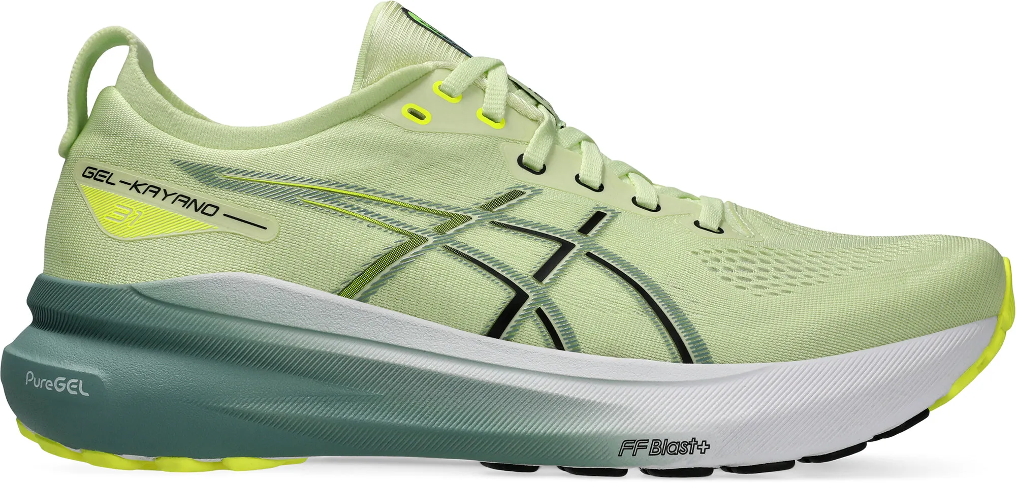 Asics Gel Kayano 31 Mens Running Shoes - Green Asics Gel Kayano style