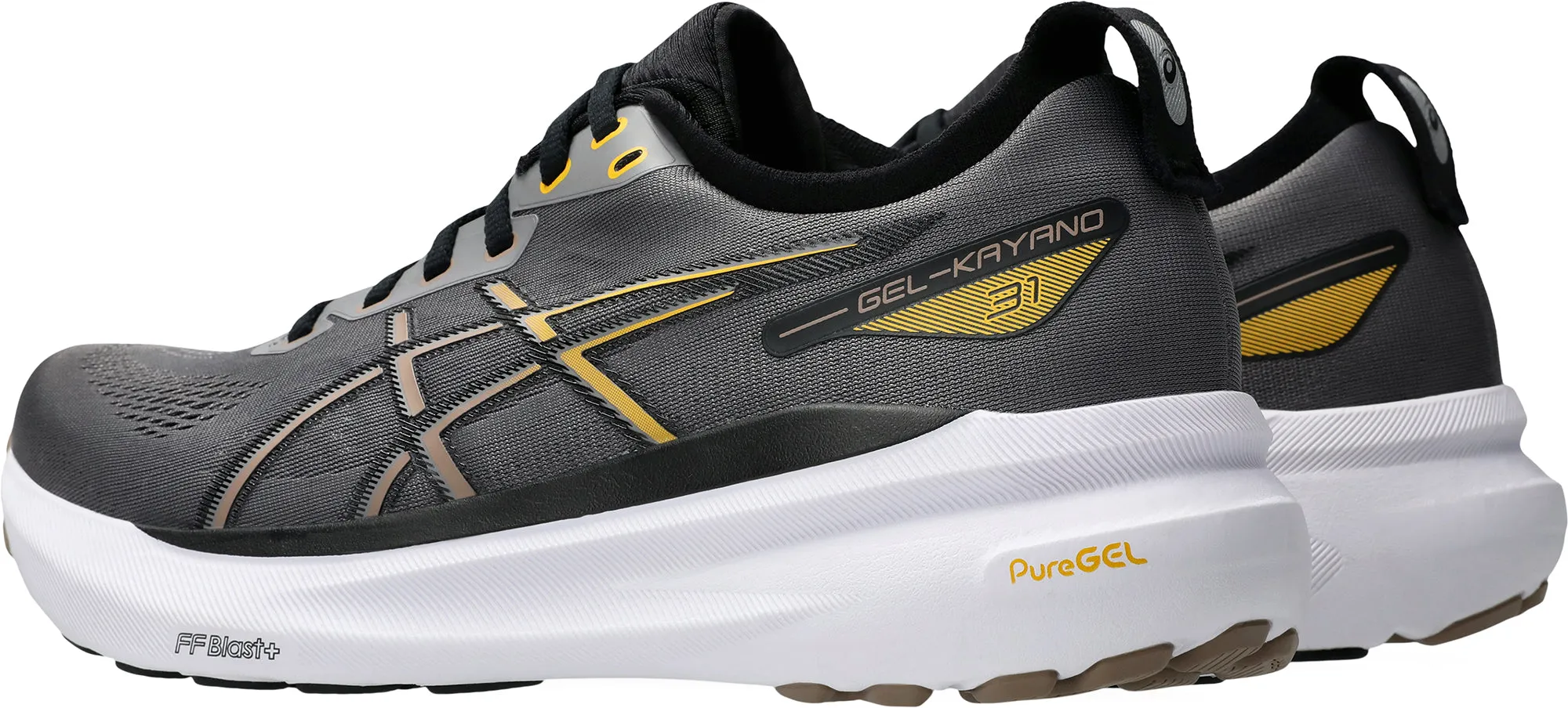 Asics Gel Kayano 31 Mens Running Shoes - Grey High Stability Trainers