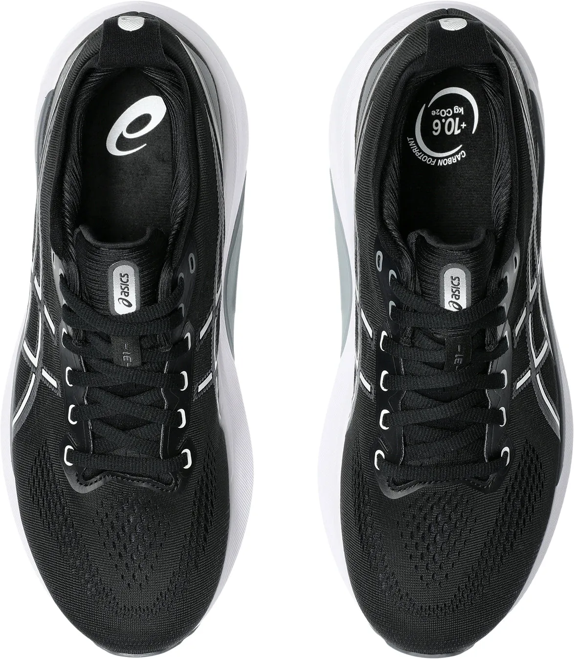 Asics Gel Kayano 31 WIDE FIT (2E) Mens Running Shoes - Black High Stability Trainers