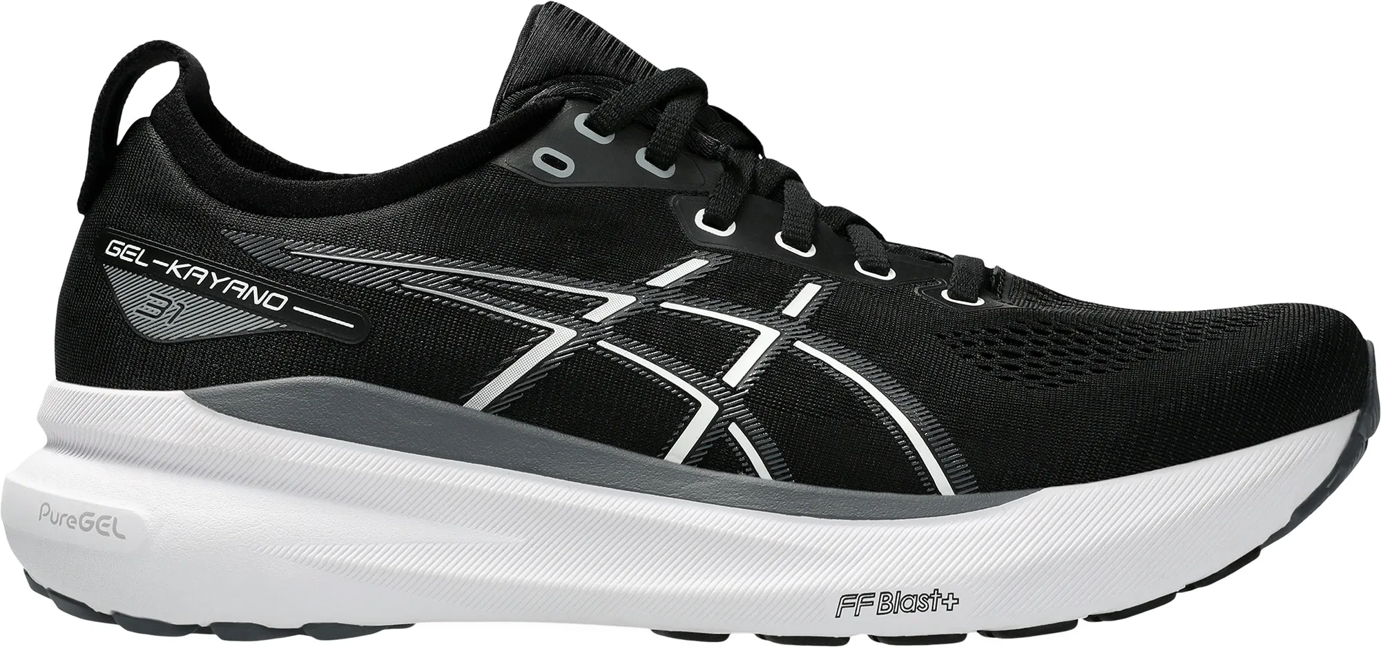 Asics Gel Kayano 31 WIDE FIT (2E) Mens Running Shoes - Black Asics Gel Kayano style