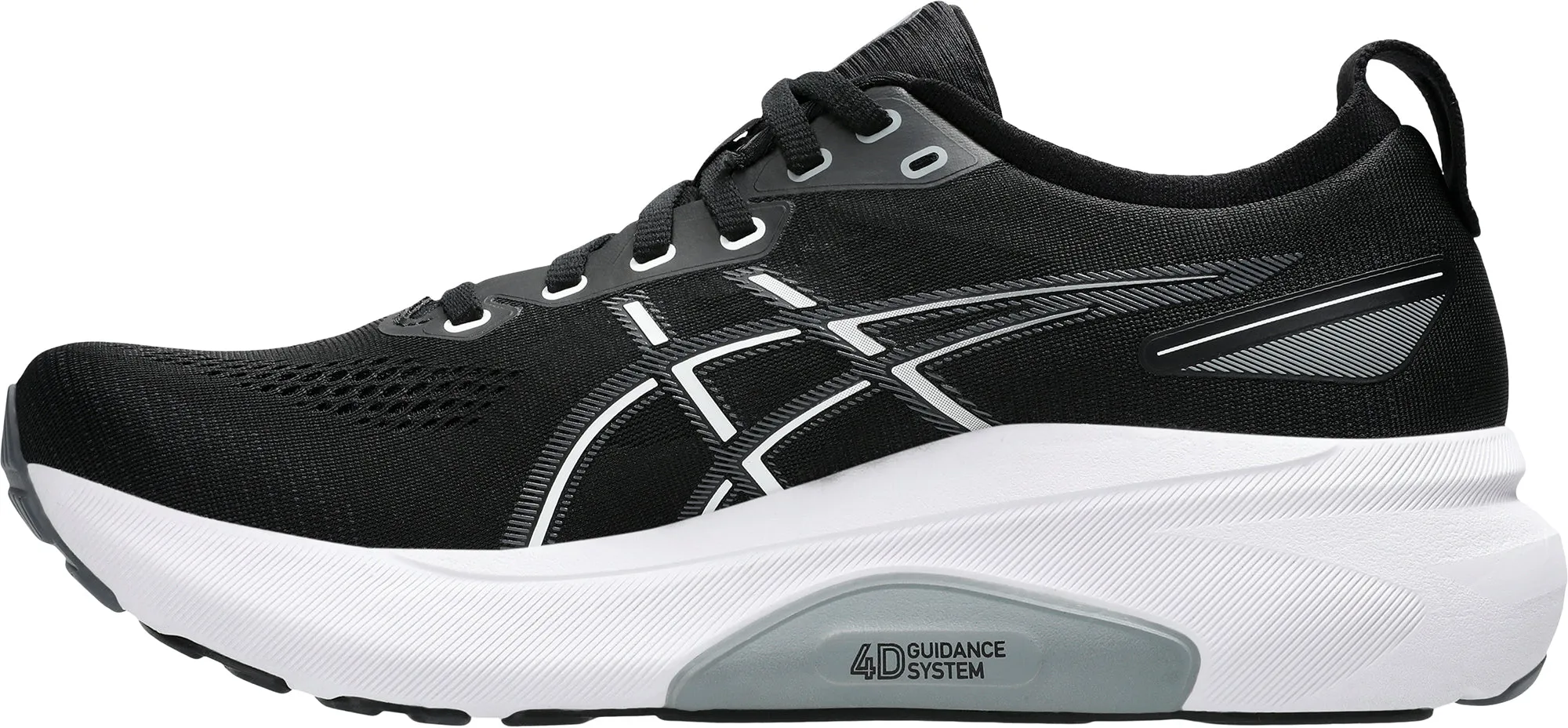 Asics Gel Kayano 31 WIDE FIT (2E) Mens Running Shoes - Black High Stability Trainers