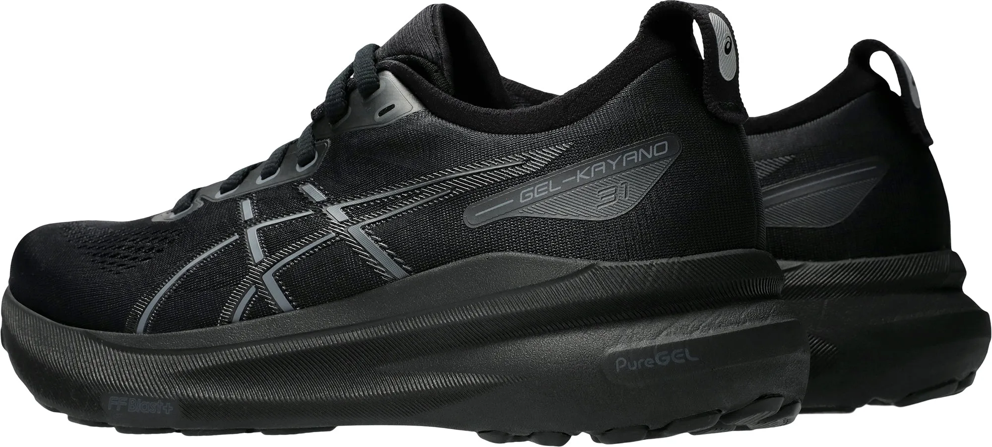 Asics Gel Kayano 31 Womens Running Shoes - Black High Stability Trainers