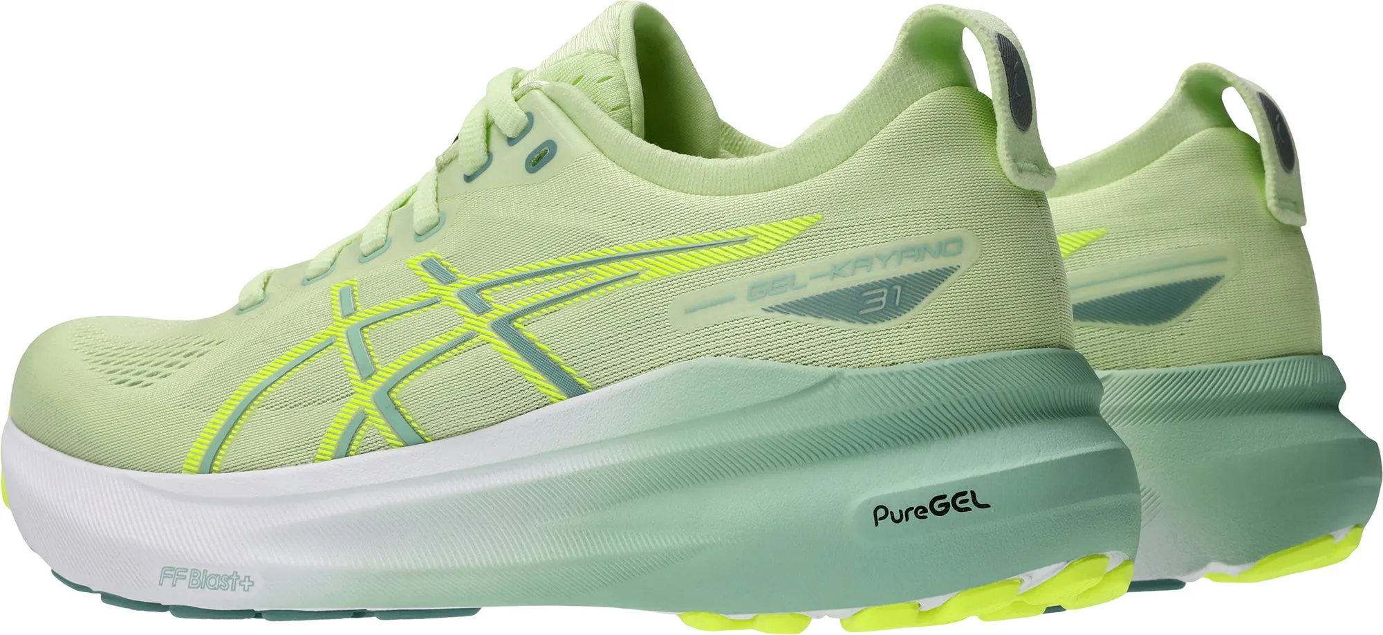 Asics Gel Kayano 31 Womens Running Shoes - Green Performance Shoes