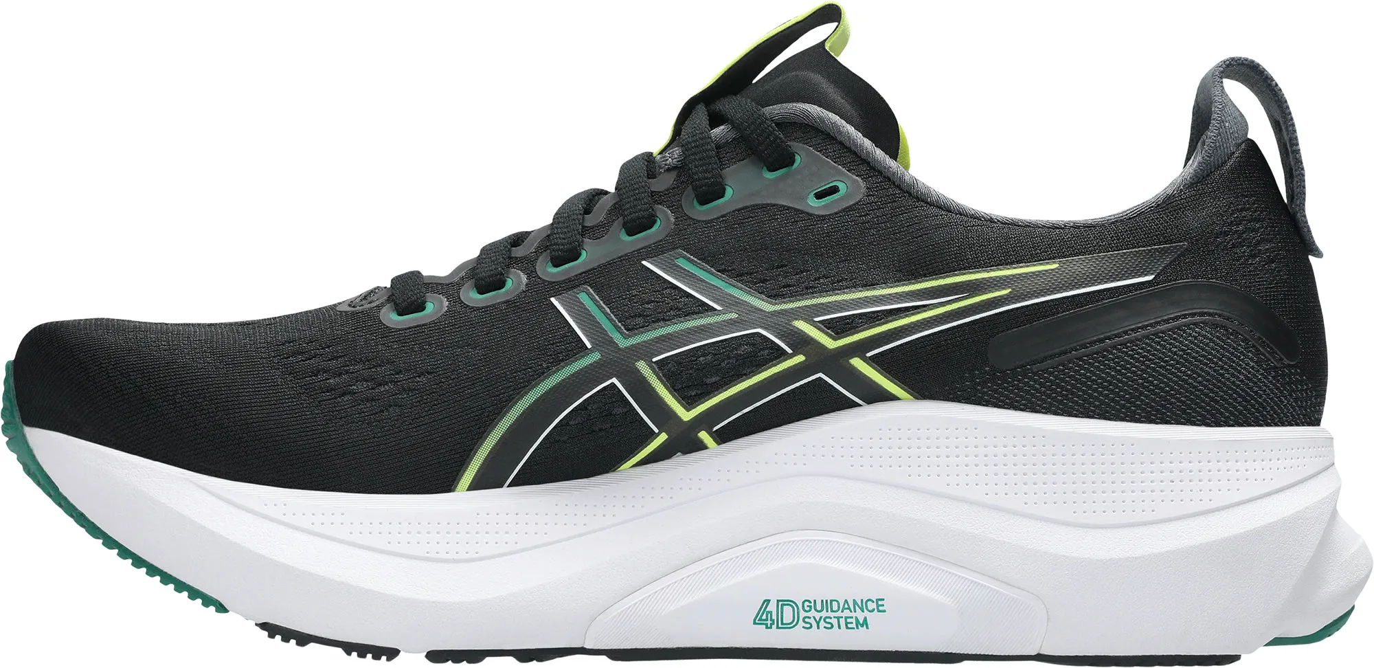 Asics Gel Kayano 32 Mens Running Shoes - Black Flexible Athletic Fit