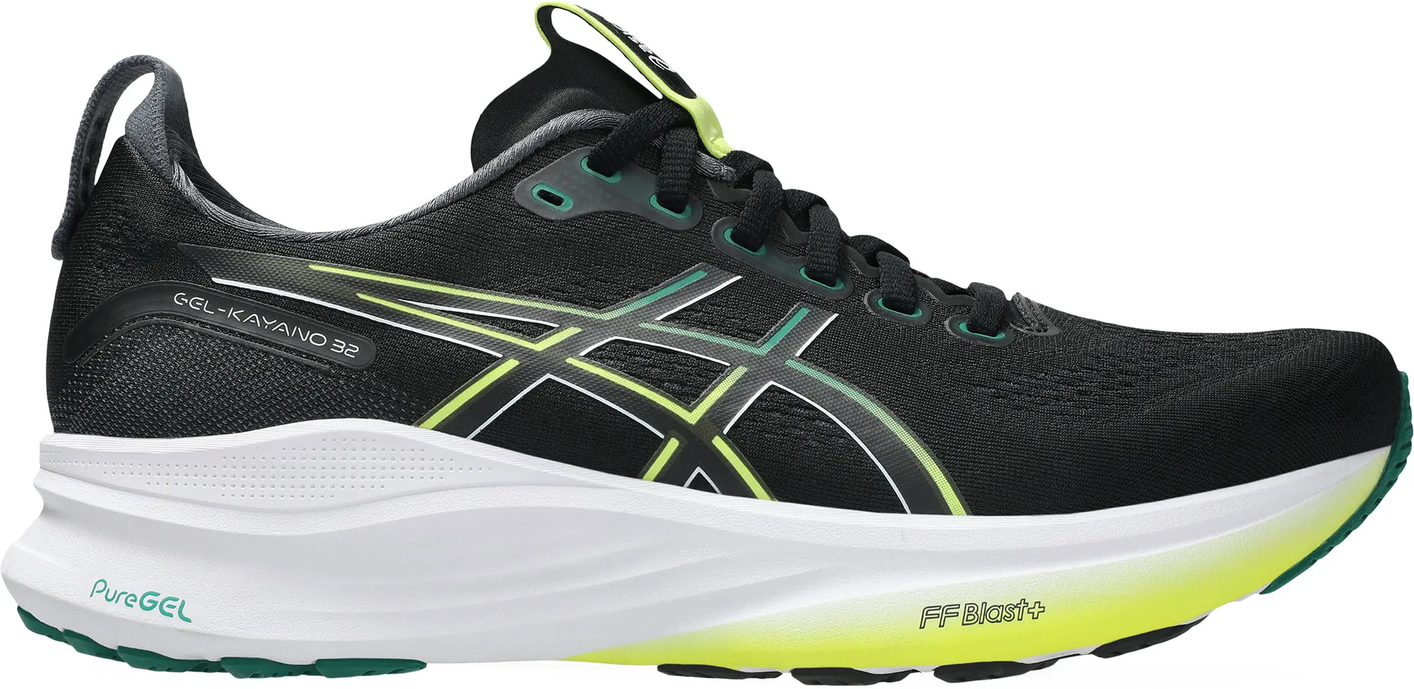 Asics Gel Kayano 32 Mens Running Shoes - Black Asics shoe varieties