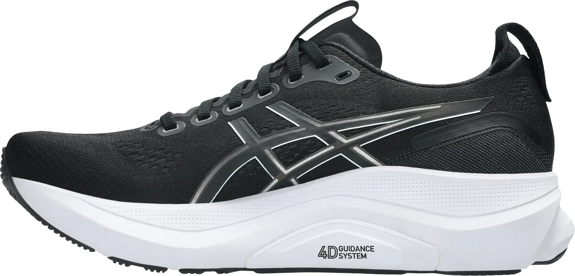Asics Gel Kayano 32 WIDE FIT (2E) Mens Running Shoes - Black High Stability Trainers