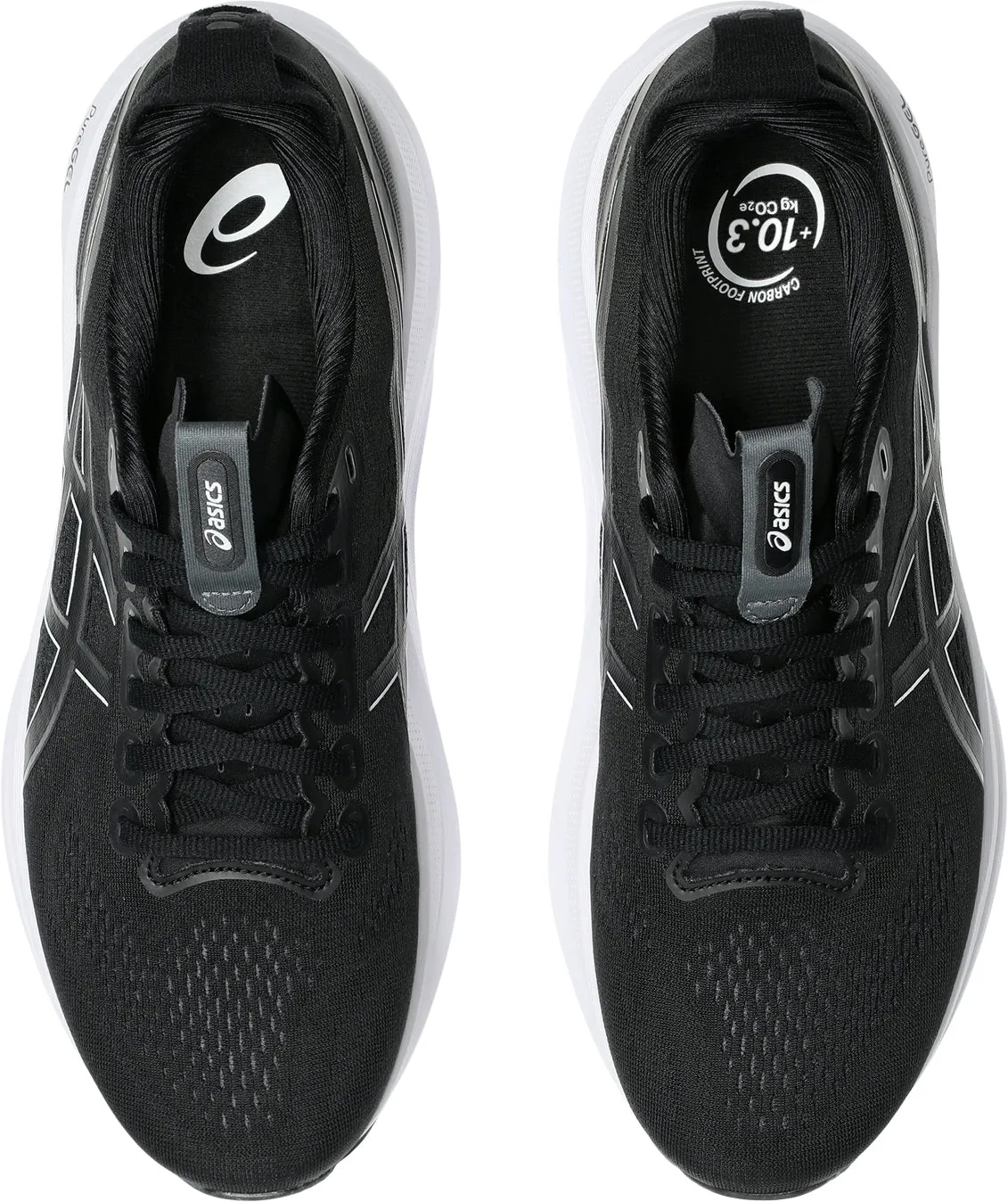 Asics Gel Kayano 32 WIDE FIT (2E) Mens Running Shoes - Black High Stability Trainers