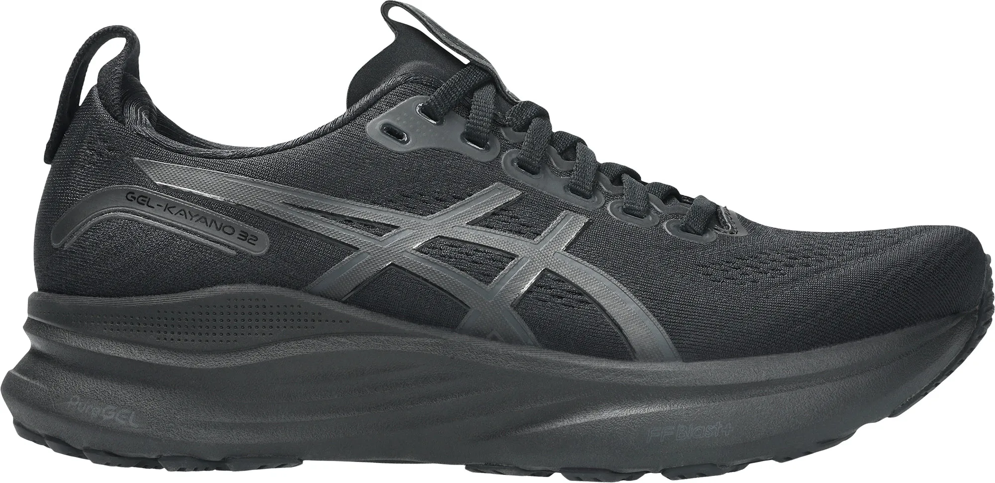 Asics Gel Kayano 32 Womens Running Shoes - Black Asics athletic footwear for training sessions