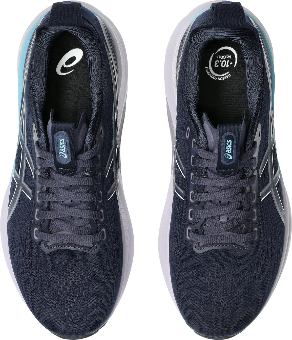 Asics Gel Kayano 32 Womens Running Shoes - Blue Flexible Athletic Fit