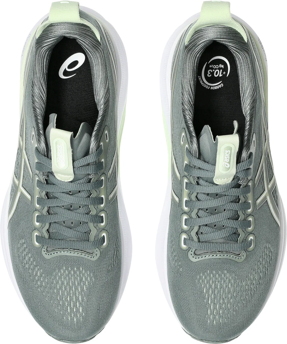 Asics Gel Kayano 32 Womens Running Shoes - Green Flexible Athletic Fit