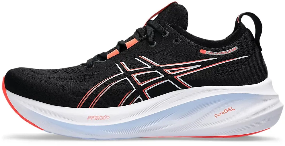 Asics Gel Nimbus 26 Mens Running Shoes - Black Plush Running Shoes
