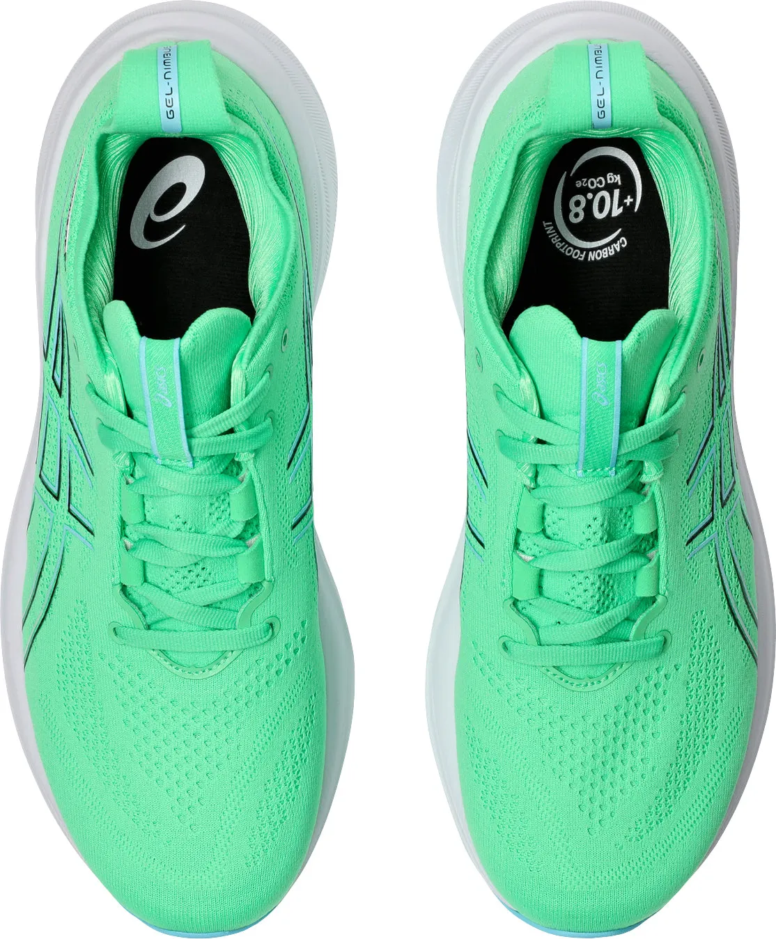 Asics Gel Nimbus 26 Mens Running Shoes - Green Plush Running Shoes
