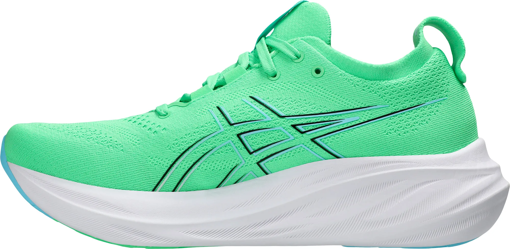 Asics Gel Nimbus 26 Mens Running Shoes - Green Plush Running Shoes