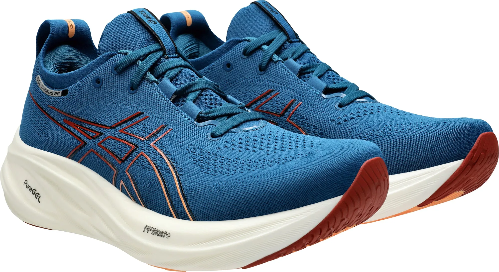 Asics Gel Nimbus 26 Mens Running Shoes - Navy Plush Running Shoes