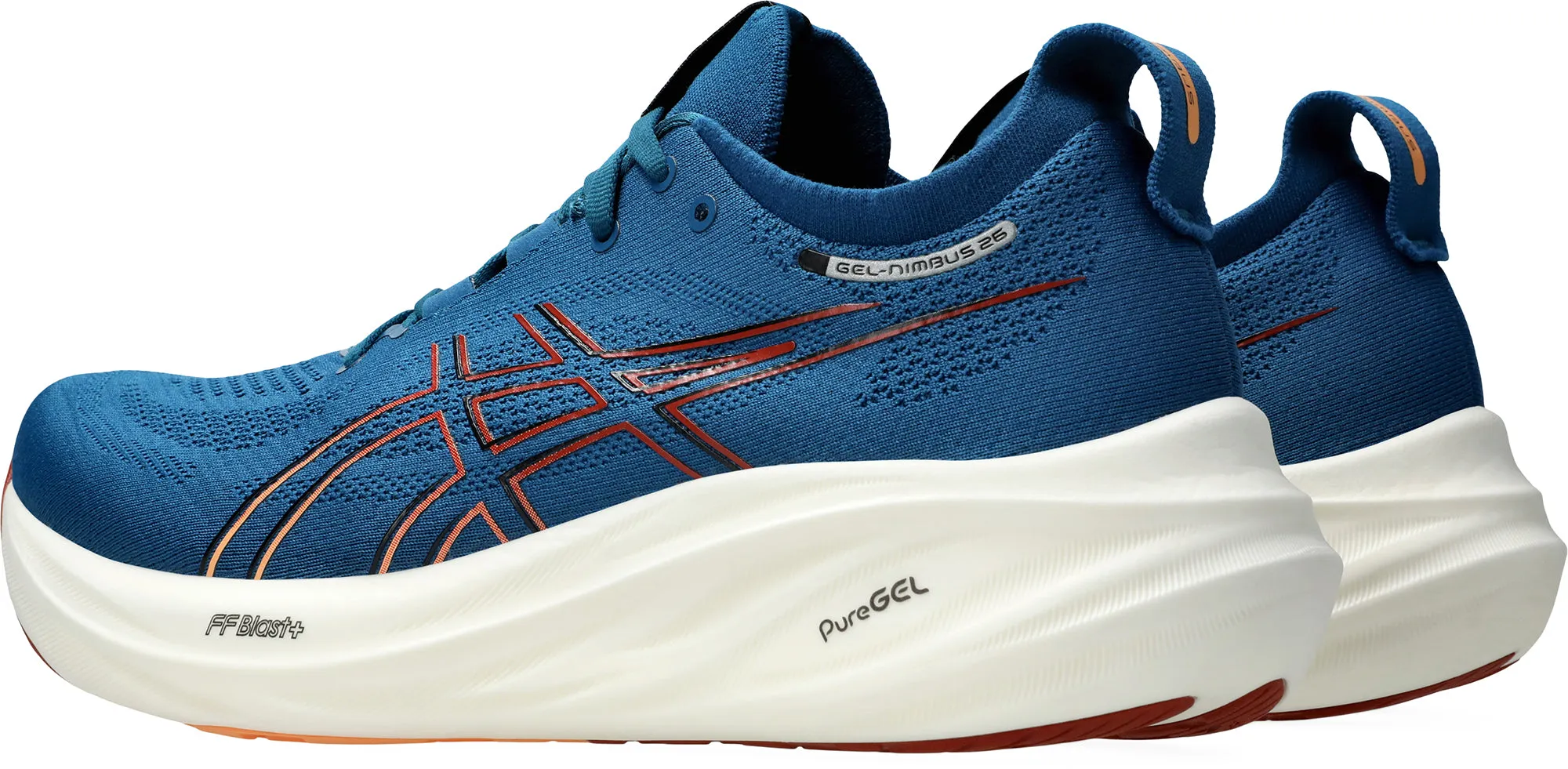 Asics Gel Nimbus 26 Mens Running Shoes - Navy Plush Running Shoes