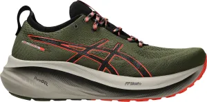 Asics Gel Nimbus 26 TR Mens Running Shoes - Green Asics athletic footwear for training sessions