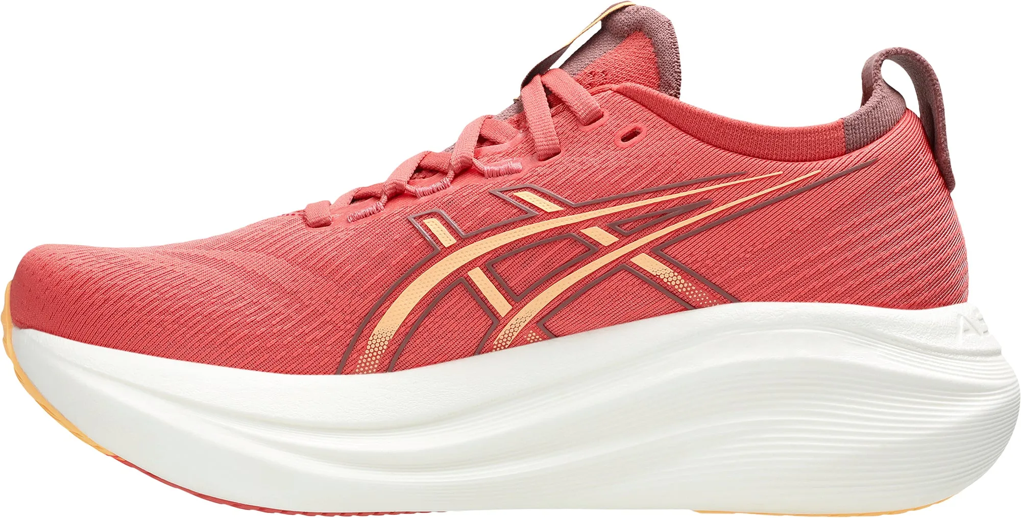 Asics Gel Nimbus 27 Womens Running Shoes - Pink Flexible Athletic Fit