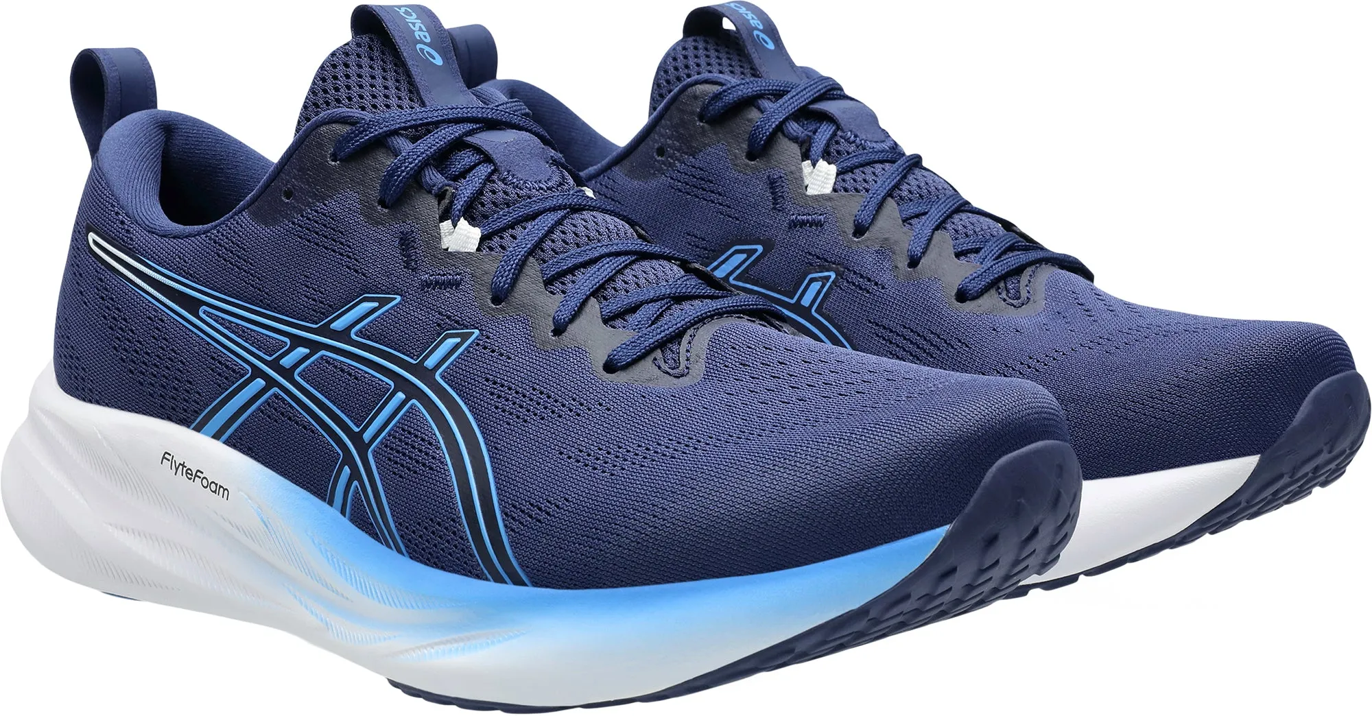Asics Gel Pulse 16 Mens Running Shoes - Blue Flexible Athletic Fit