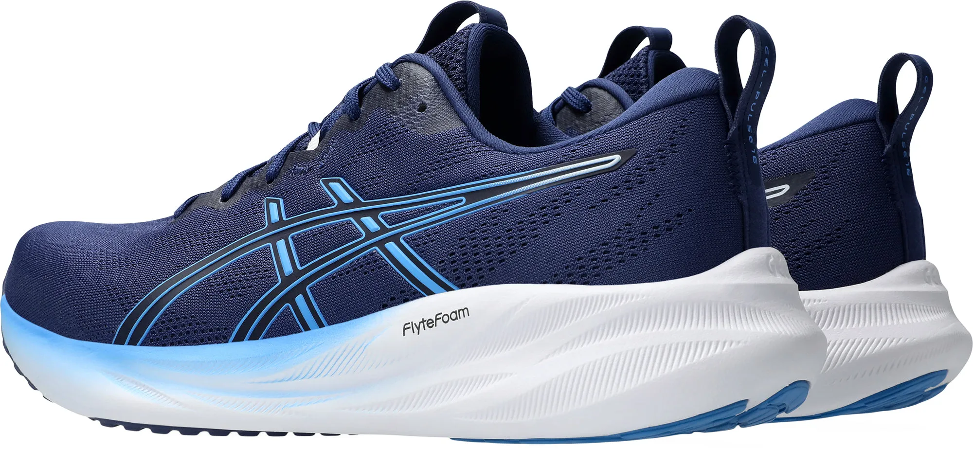Asics Gel Pulse 16 Mens Running Shoes - Blue Flexible Athletic Fit