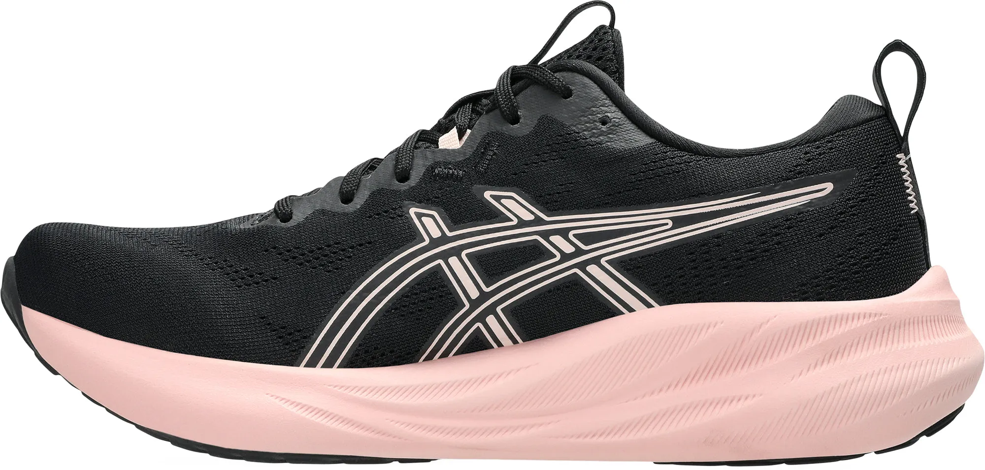 Asics Gel Pulse 16 Womens Running Shoes - Black Flexible Athletic Fit