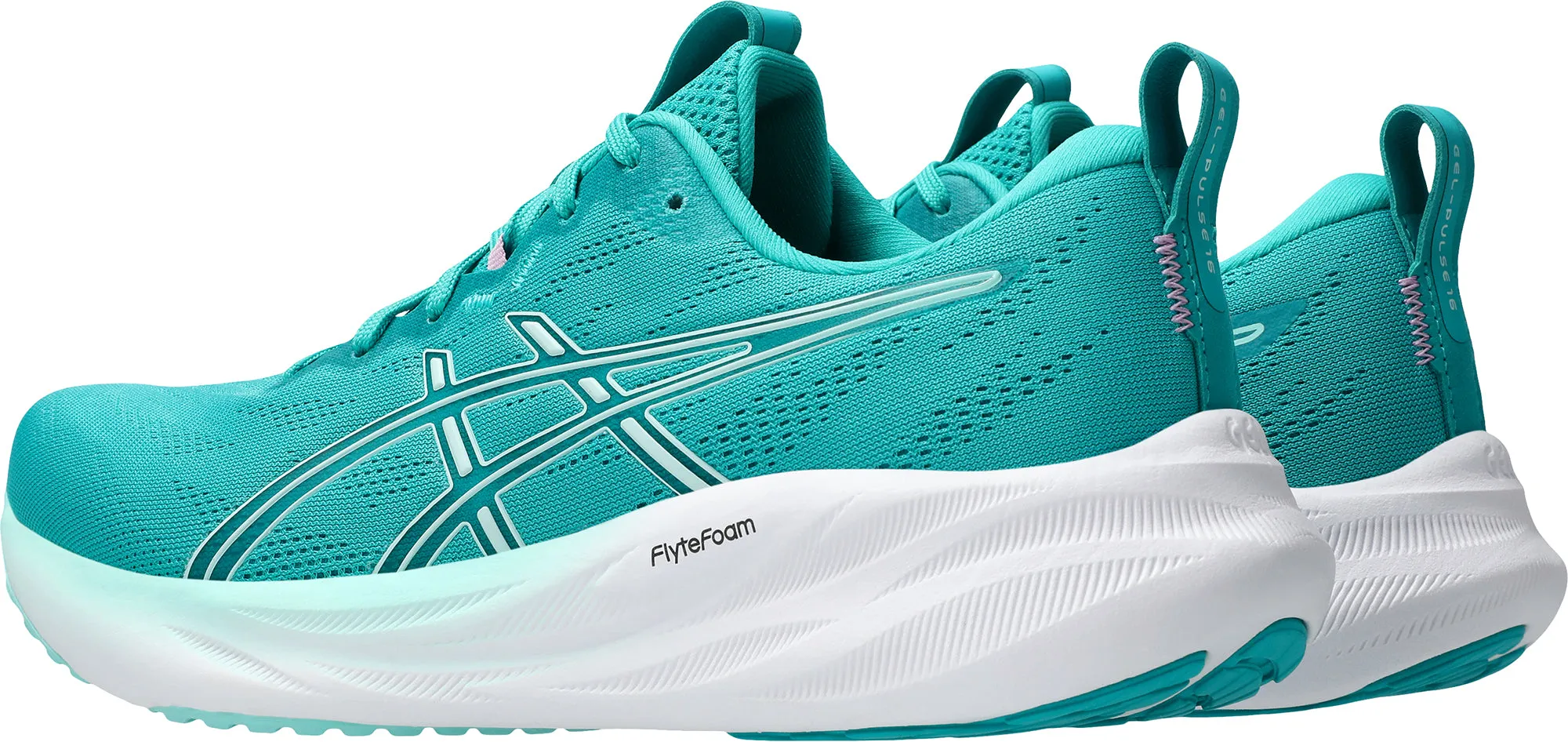 Asics Gel Pulse 16 Womens Running Shoes - Green Flexible Athletic Fit