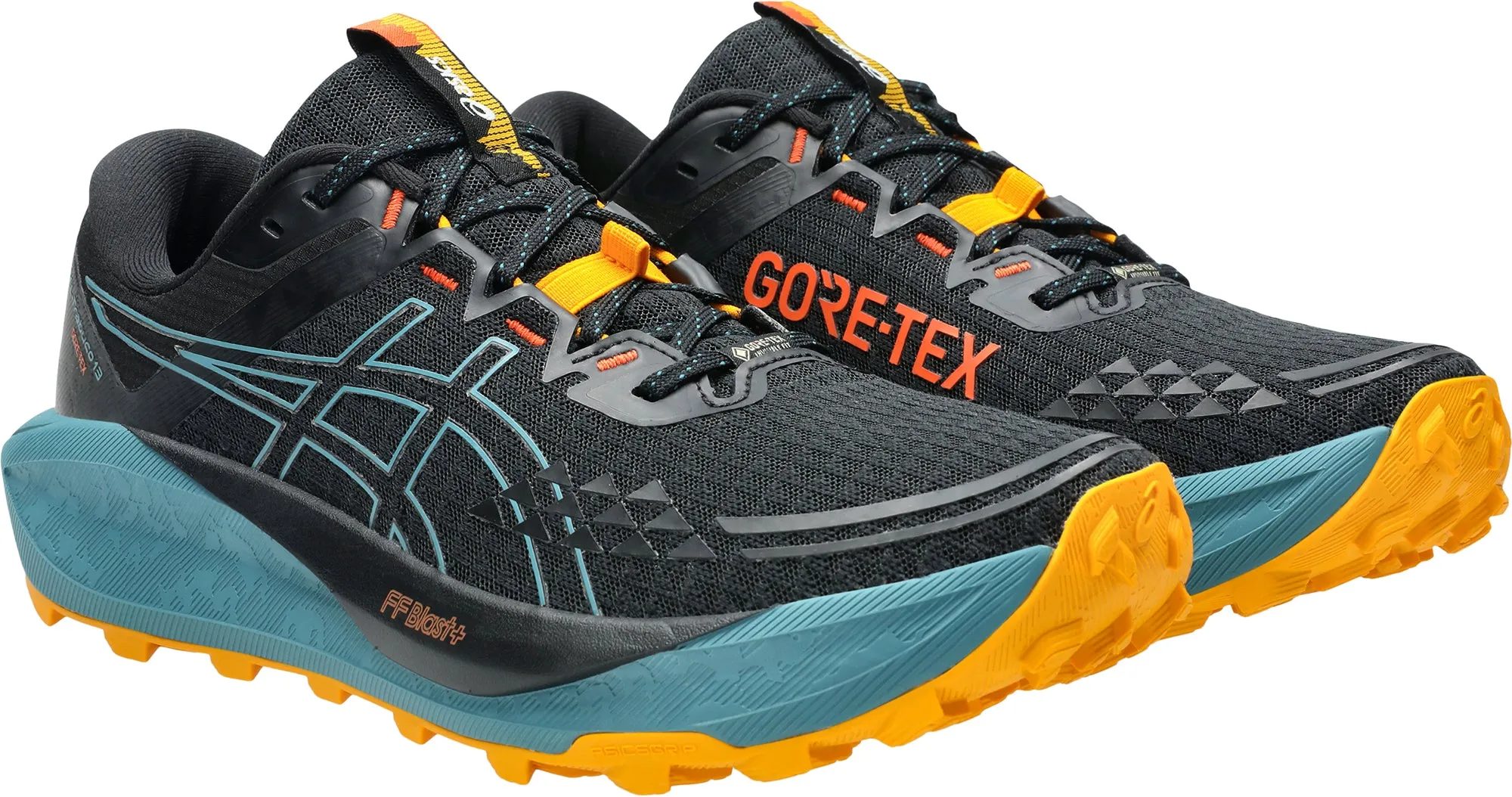 Asics Gel Trabuco 13 GORE-TEX Mens Trail Running Shoes - Black Flexible Athletic Fit