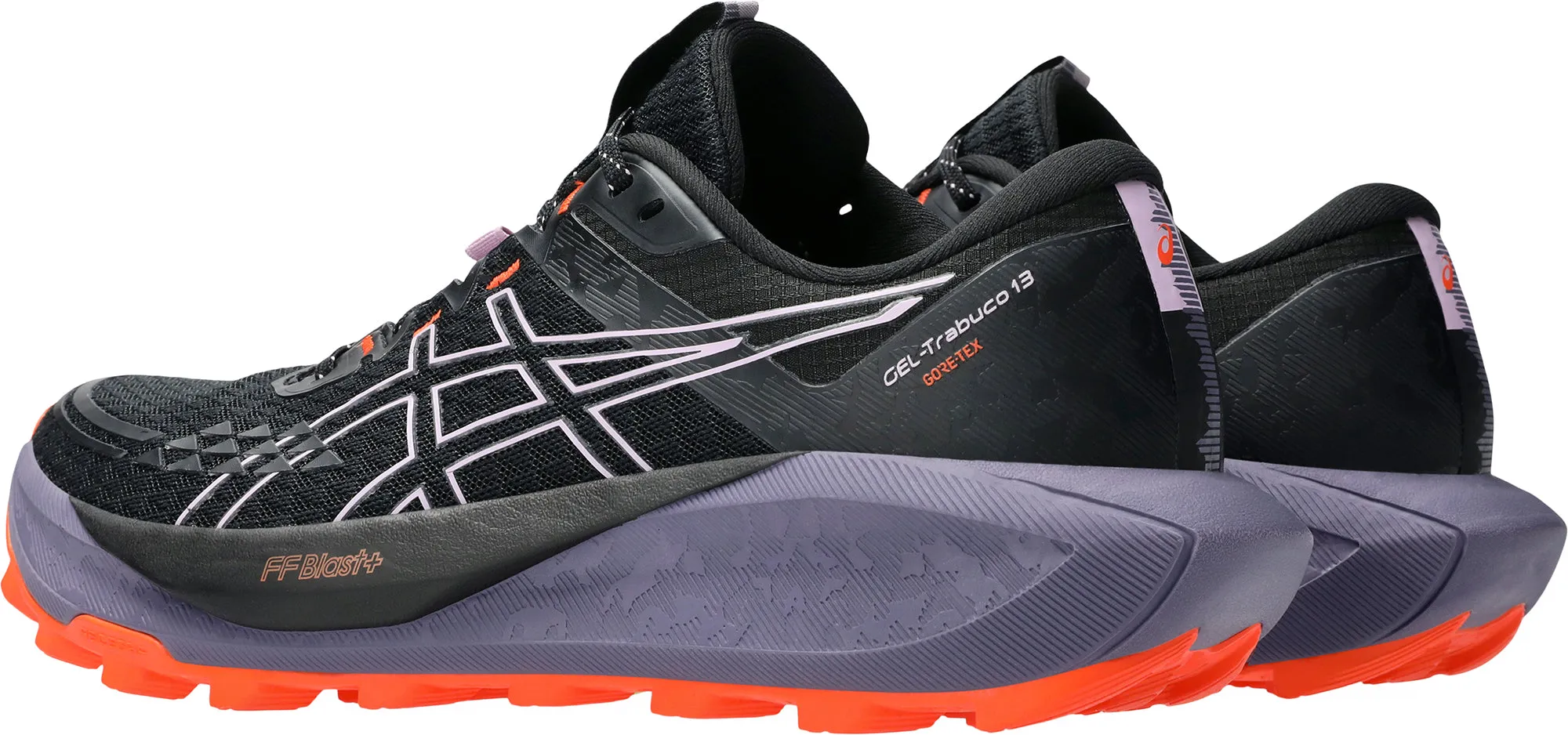 Asics Gel Trabuco 13 GORE-TEX Womens Trail Running Shoes - Black Flexible Athletic Fit