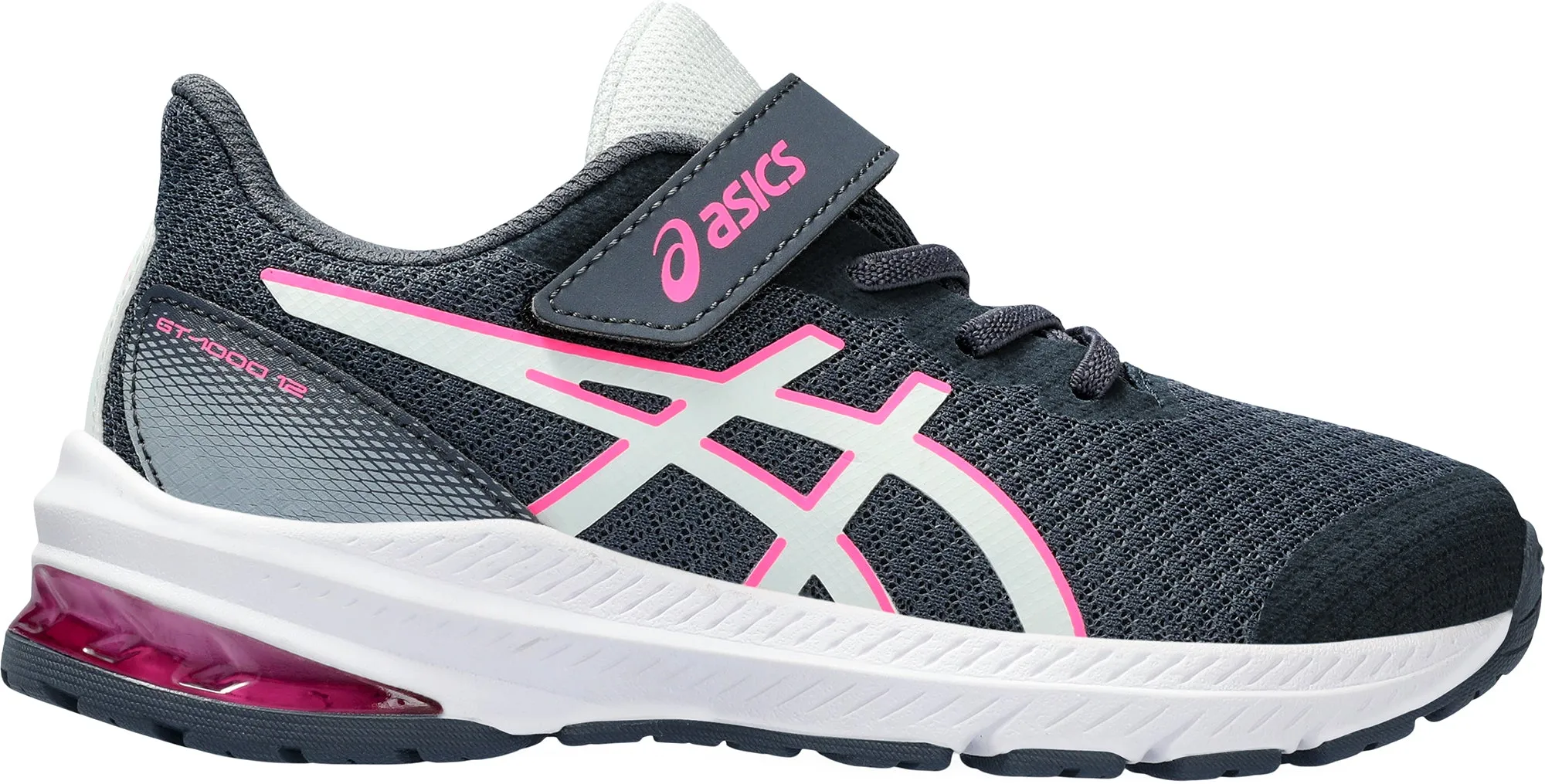 Asics GT 1000 12 PS Junior Running Shoes - Grey Asics athletic footwear for training sessions