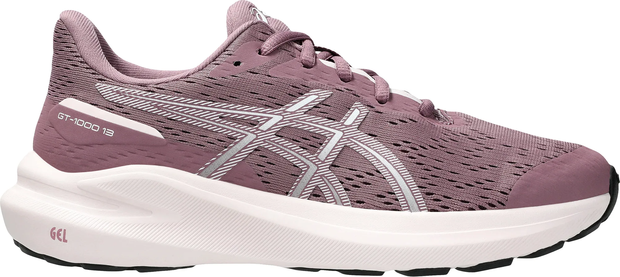Asics GT 1000 13 GS Junior Running Shoes - Purple Asics athletic footwear for training sessions