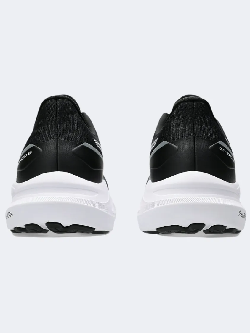 Asics Gt 1000 13 Men Running Shoes Black/White Mens Casual Everyday Sneakers
