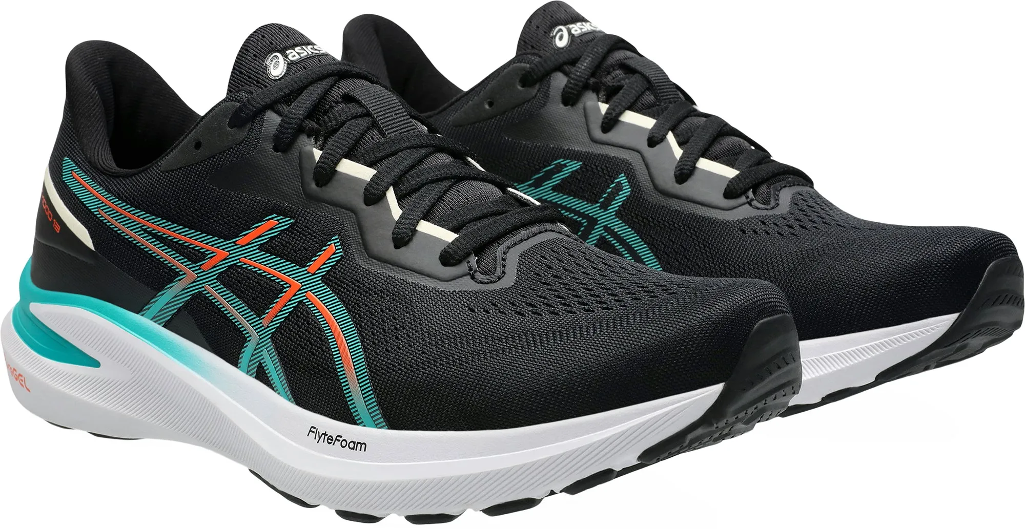 Asics GT 1000 13 Mens Running Shoes - Black Flexible Athletic Fit