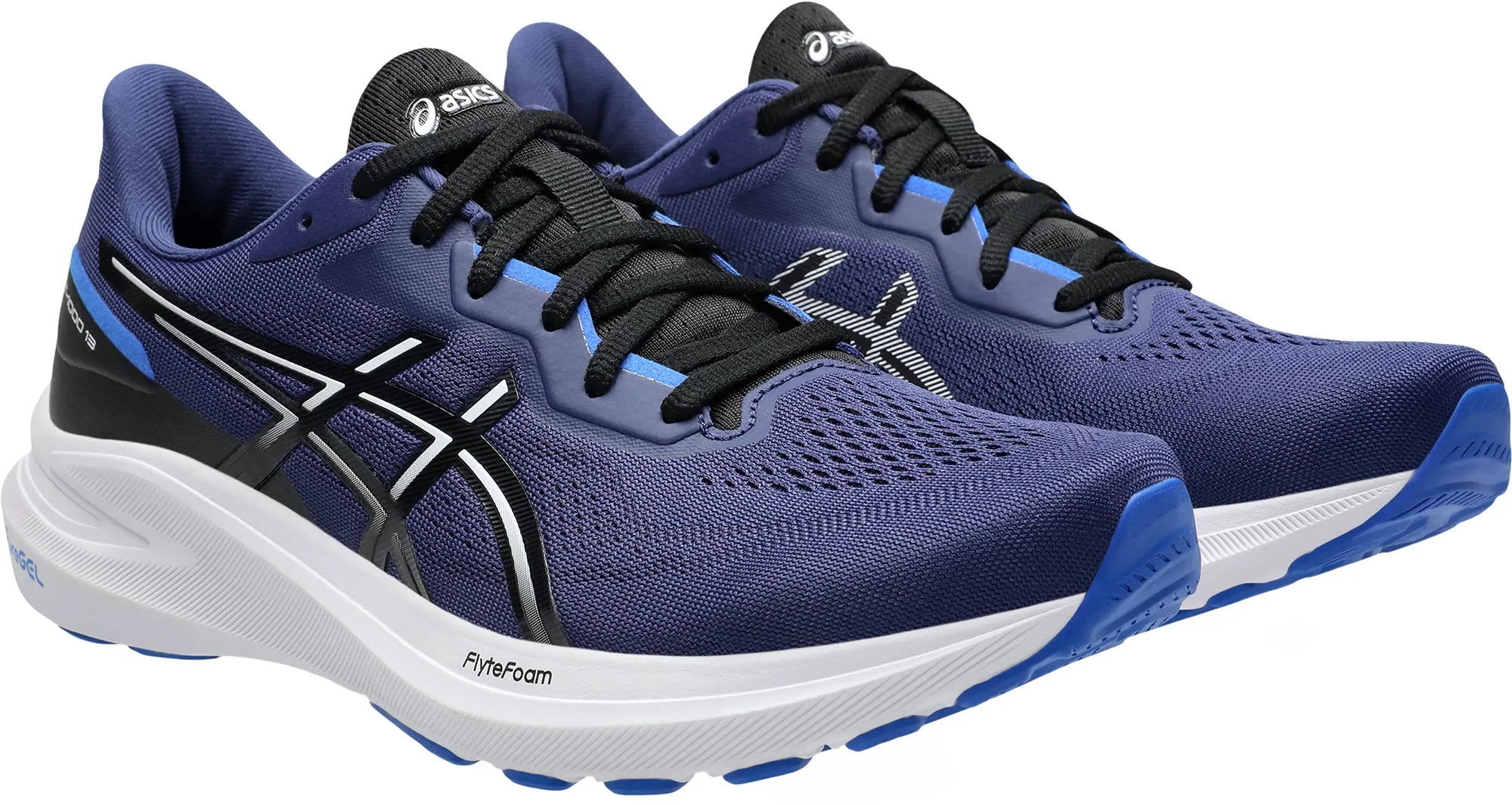 Asics GT 1000 13 Mens Running Shoes - Blue Flexible Athletic Fit