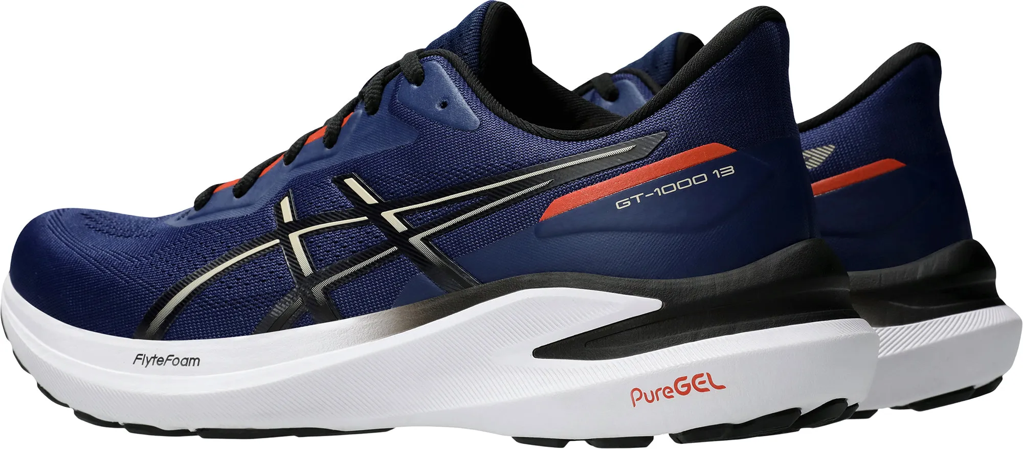 Asics GT 1000 13 Mens Running Shoes - Navy Performance Shoes