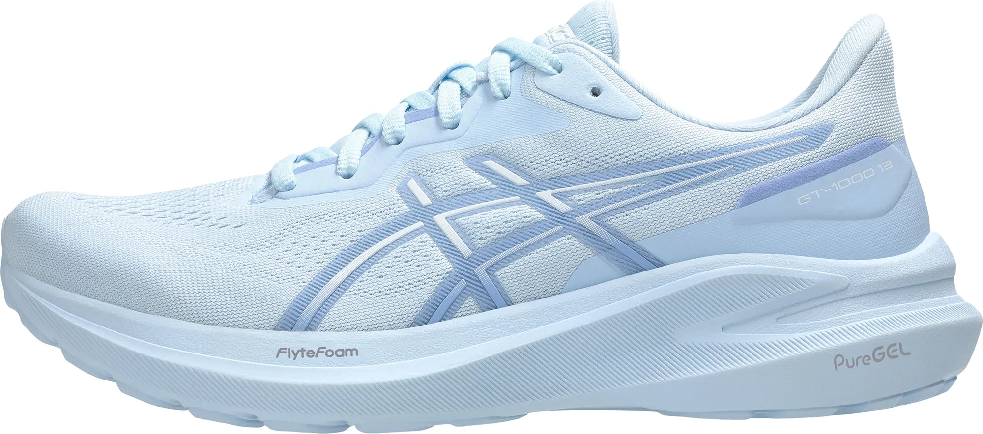 Asics GT 1000 13 Womens Running Shoes - Blue Flexible Athletic Fit