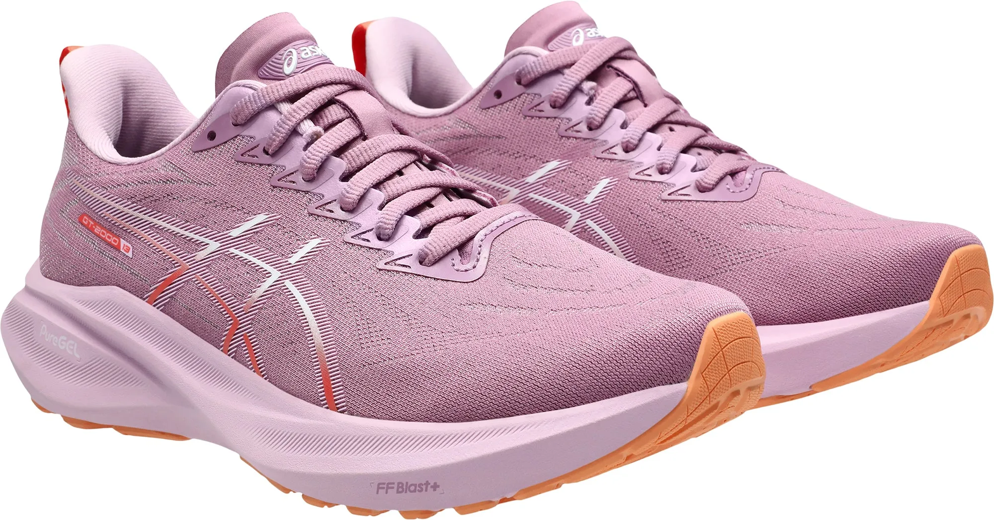 Asics GT 2000 13 Womens Running Shoes - Purple Flexible Athletic Fit
