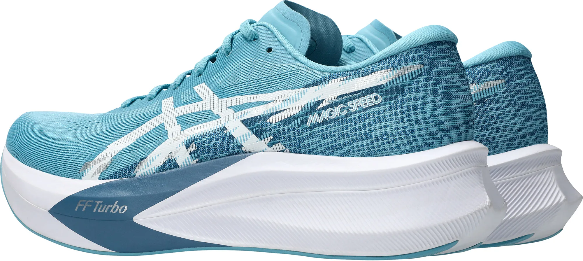 Asics Magic Speed 4 Mens Running Shoes - Blue Flexible Athletic Fit
