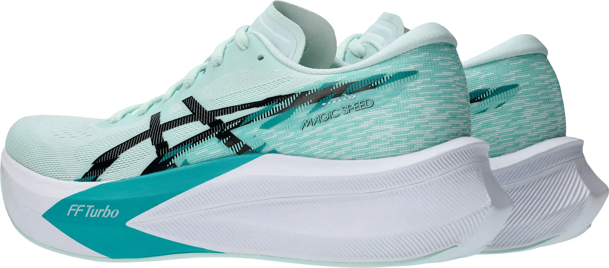 Asics Magic Speed 4 Womens Running Shoes - Green Flexible Athletic Fit