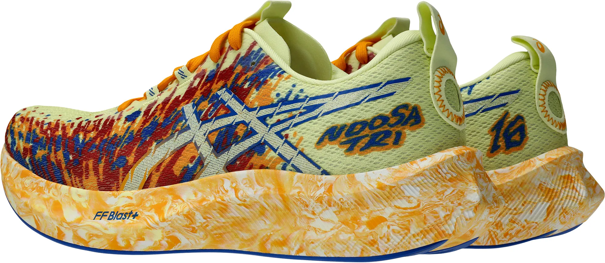 Asics Noosa Tri 16 Mens Running Shoes - Yellow Flexible Athletic Fit