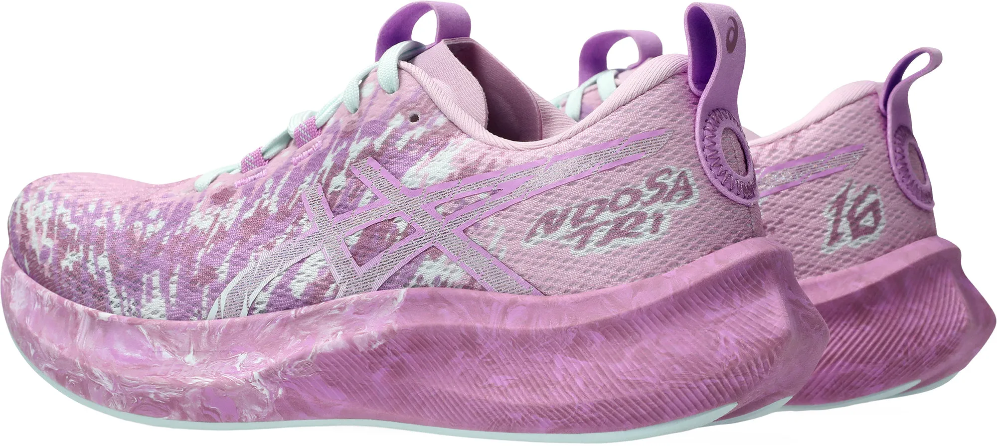 Asics Noosa Tri 16 Womens Running Shoes - Pink Flexible Athletic Fit
