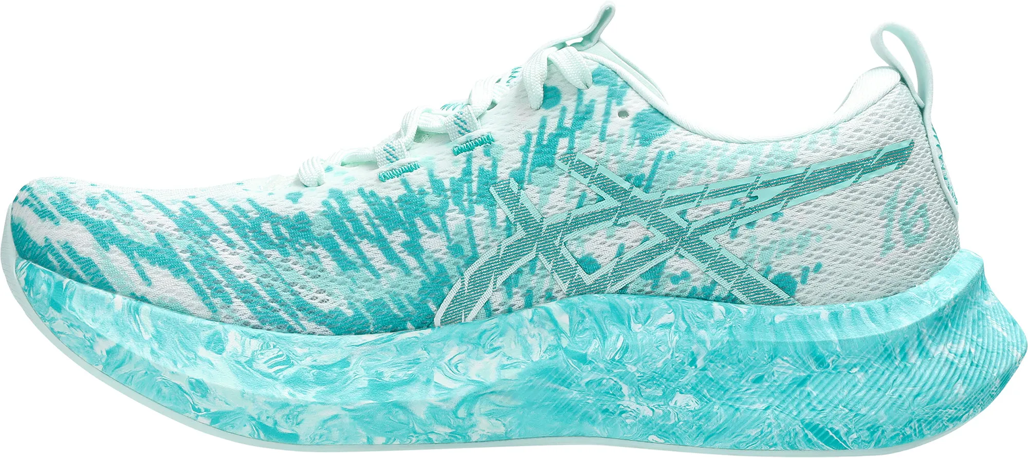 Asics Noosa Tri 16 Womens Running Shoes - White Flexible Athletic Fit