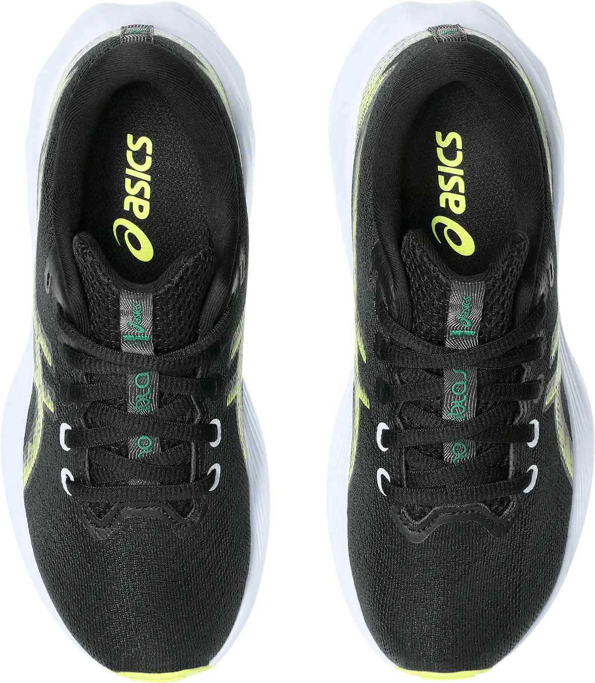 Asics NovaBlast 5 GS Junior Running Shoes - Black Flexible Athletic Fit