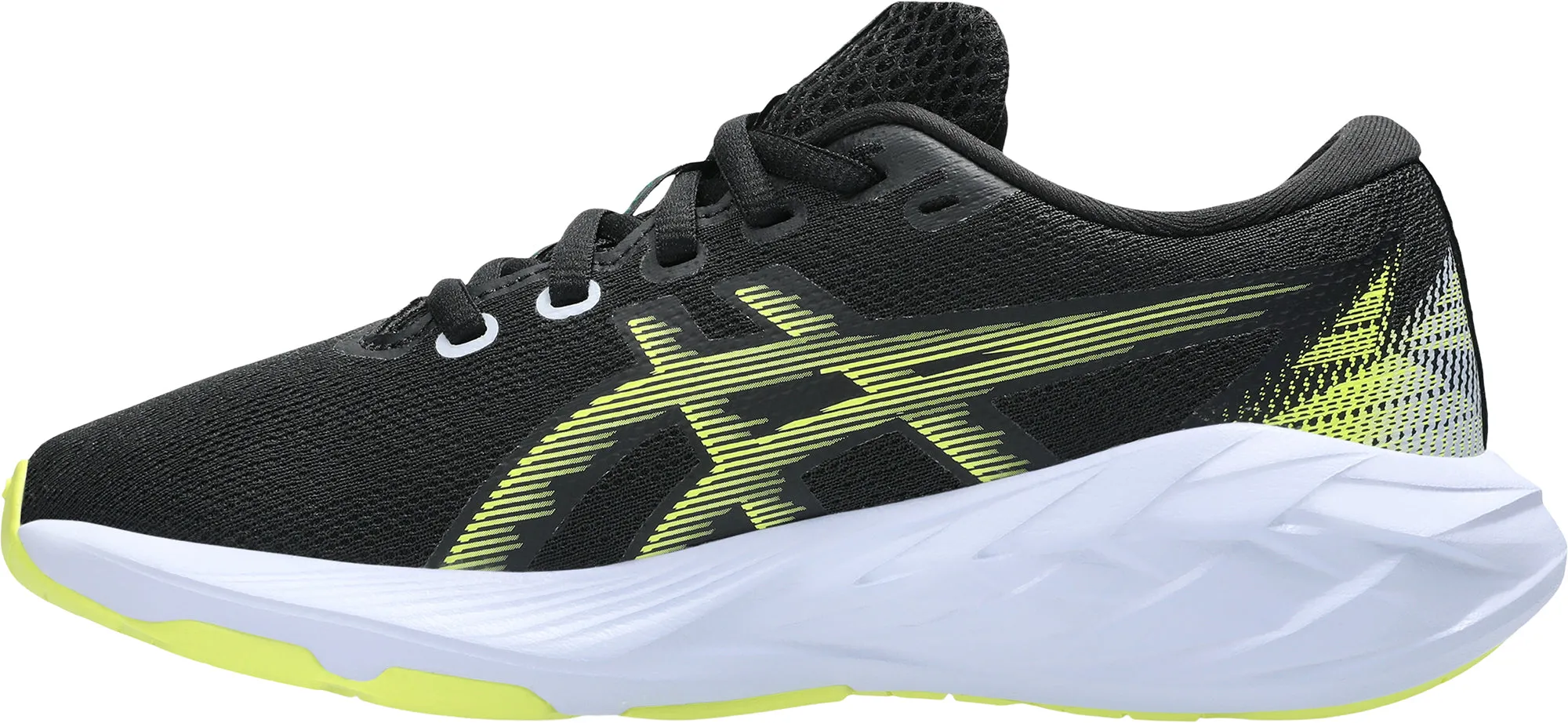 Asics NovaBlast 5 GS Junior Running Shoes - Black Flexible Athletic Fit