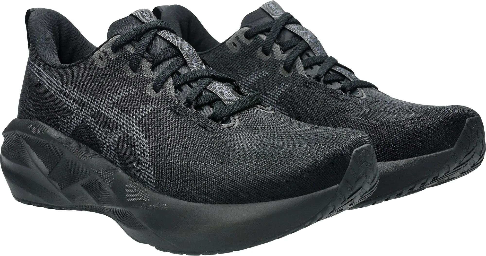 Asics NovaBlast 5 Mens Running Shoes - Black Flexible Athletic Fit