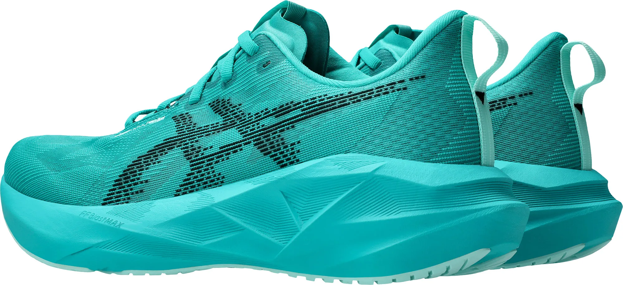 Asics NovaBlast 5 Mens Running Shoes - Green Flexible Athletic Fit