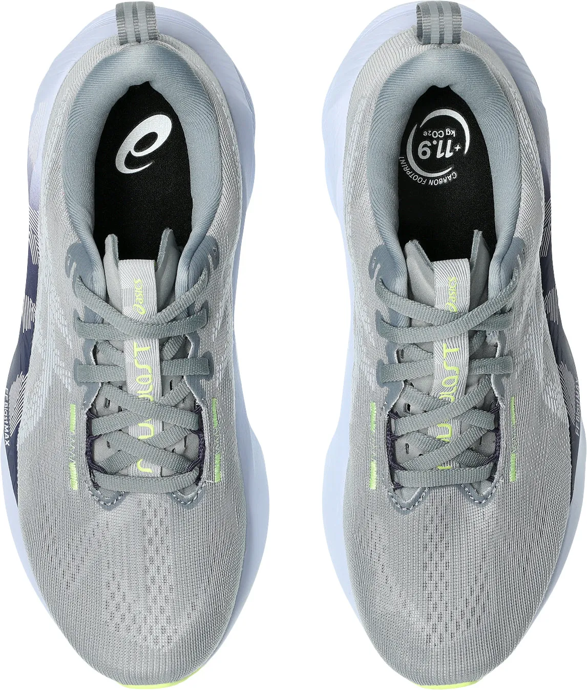Asics NovaBlast 5 Womens Running Shoes - Grey Flexible Athletic Fit